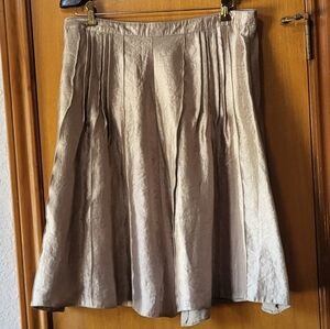 NY COLLECTION gold skirt